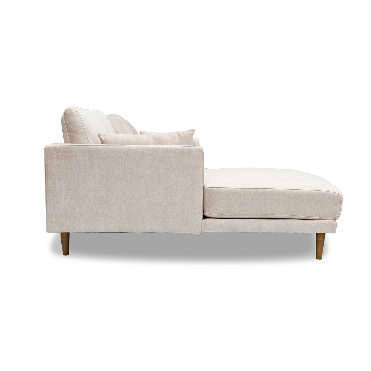 Marie Vogue Velvet Left Side Facing Chaise Lounge