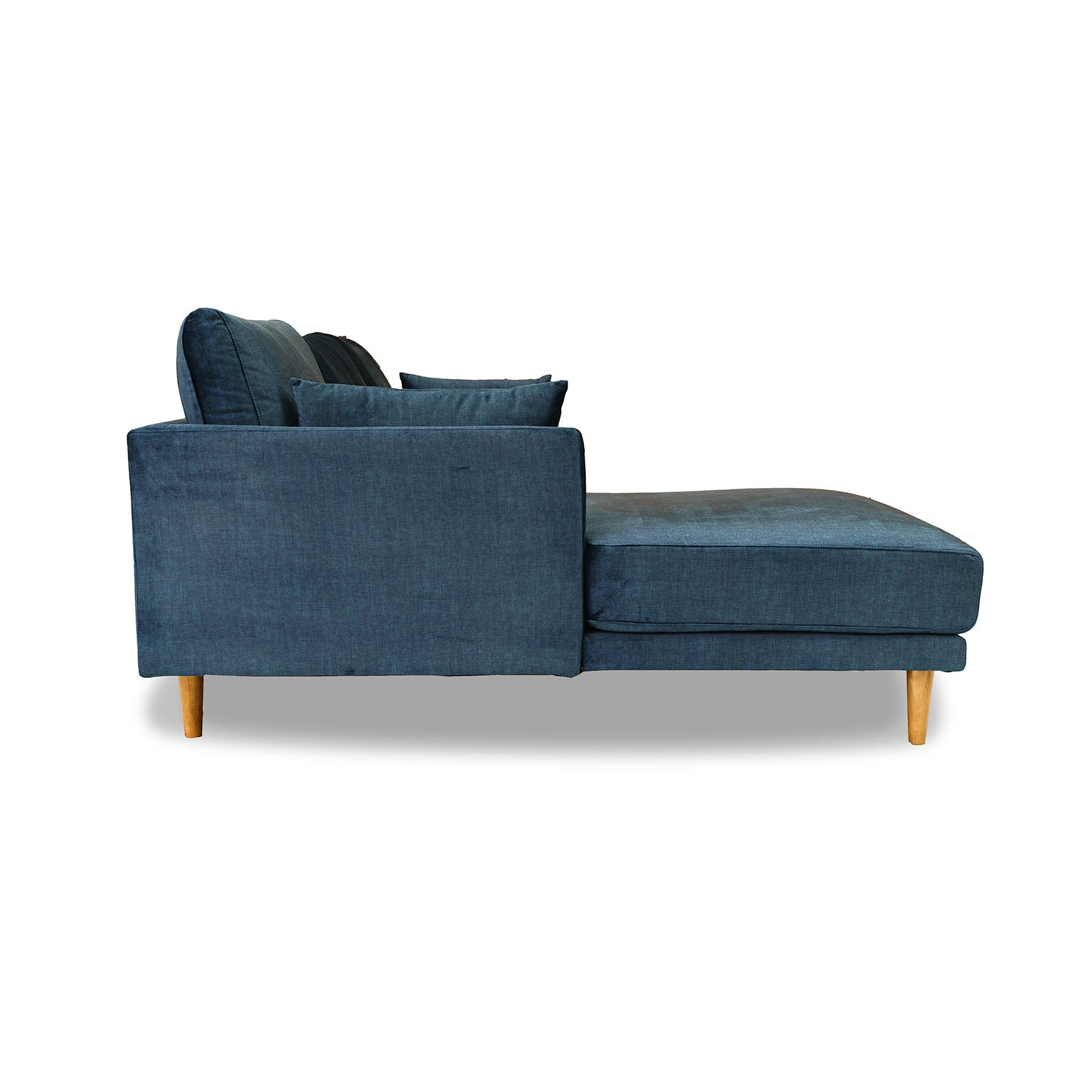 Marie Vogue Velvet Left Side Facing Chaise Lounge