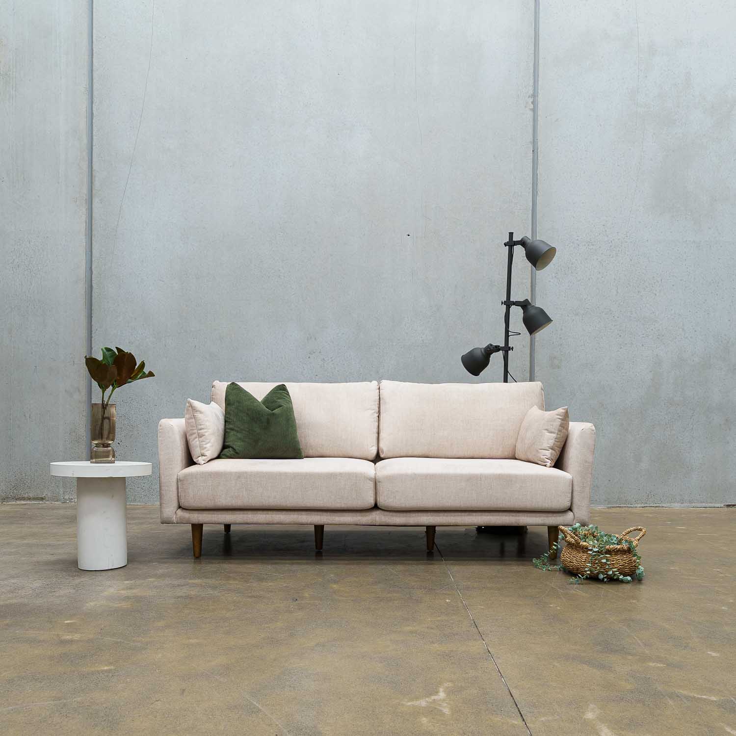 Marie Vogue Velvet 3 Seat Sofa