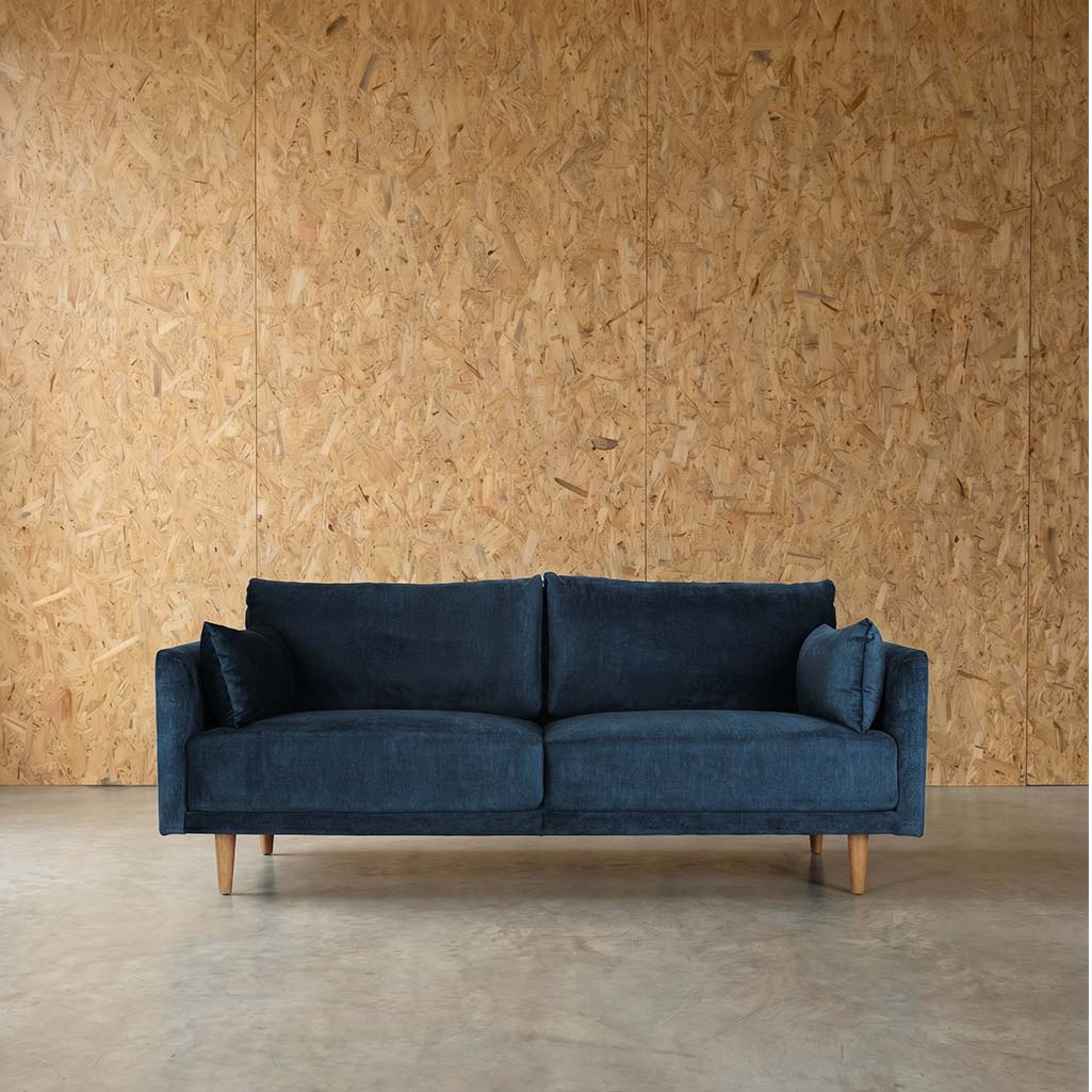 Marie Vogue Velvet 3 Seat Sofa