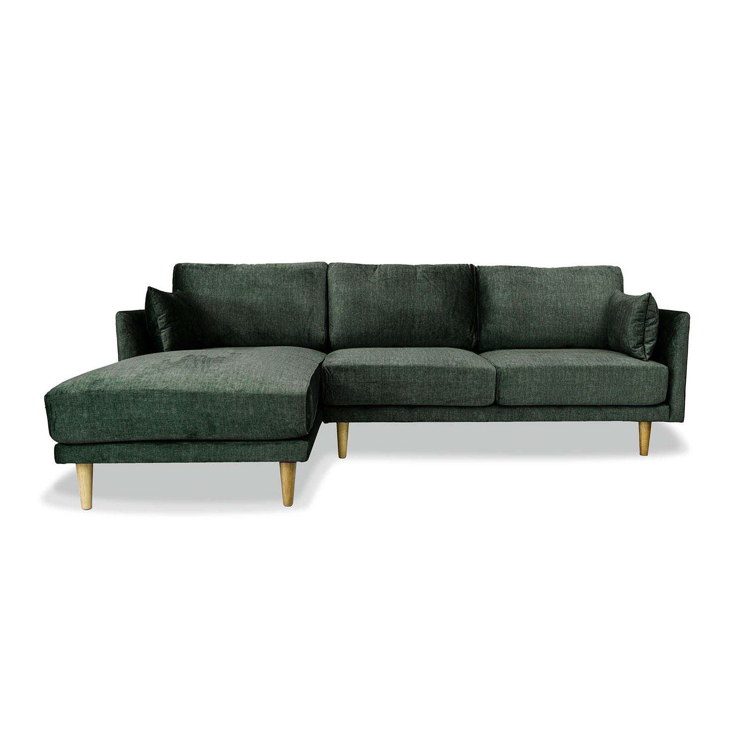 Marie Vogue Velvet Left Side Facing Chaise Lounge
