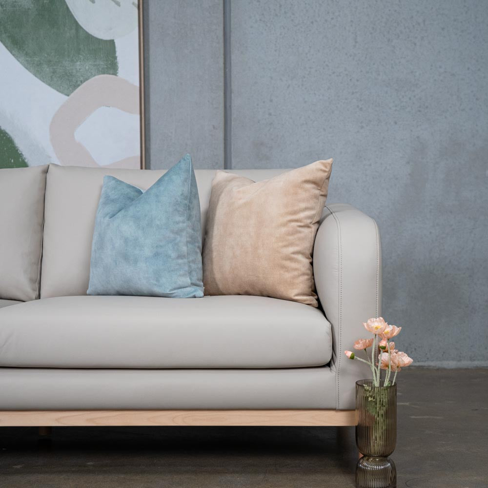 Marlowe Vegan Leather Left Side Facing Chaise Lounge