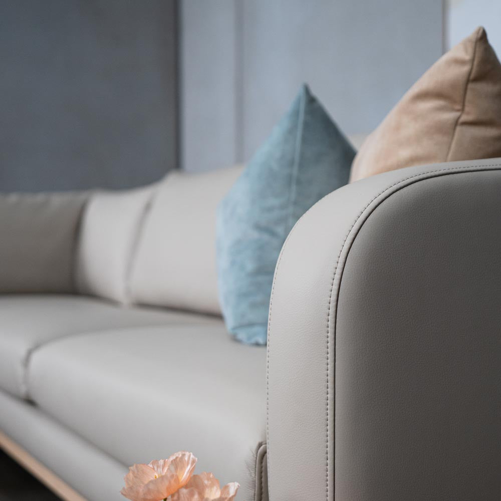 Marlowe Vegan Leather Left Side Facing Chaise Lounge