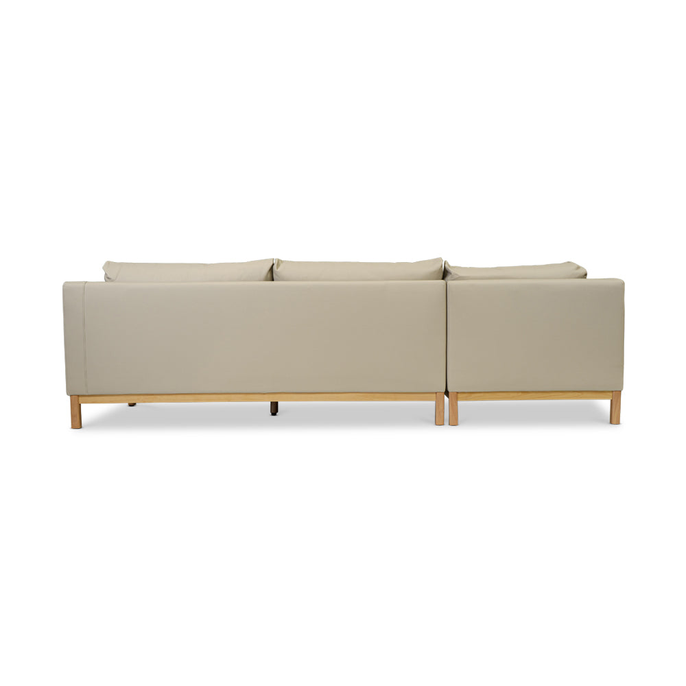 Marlowe Leather Left Side Facing Chaise Lounge