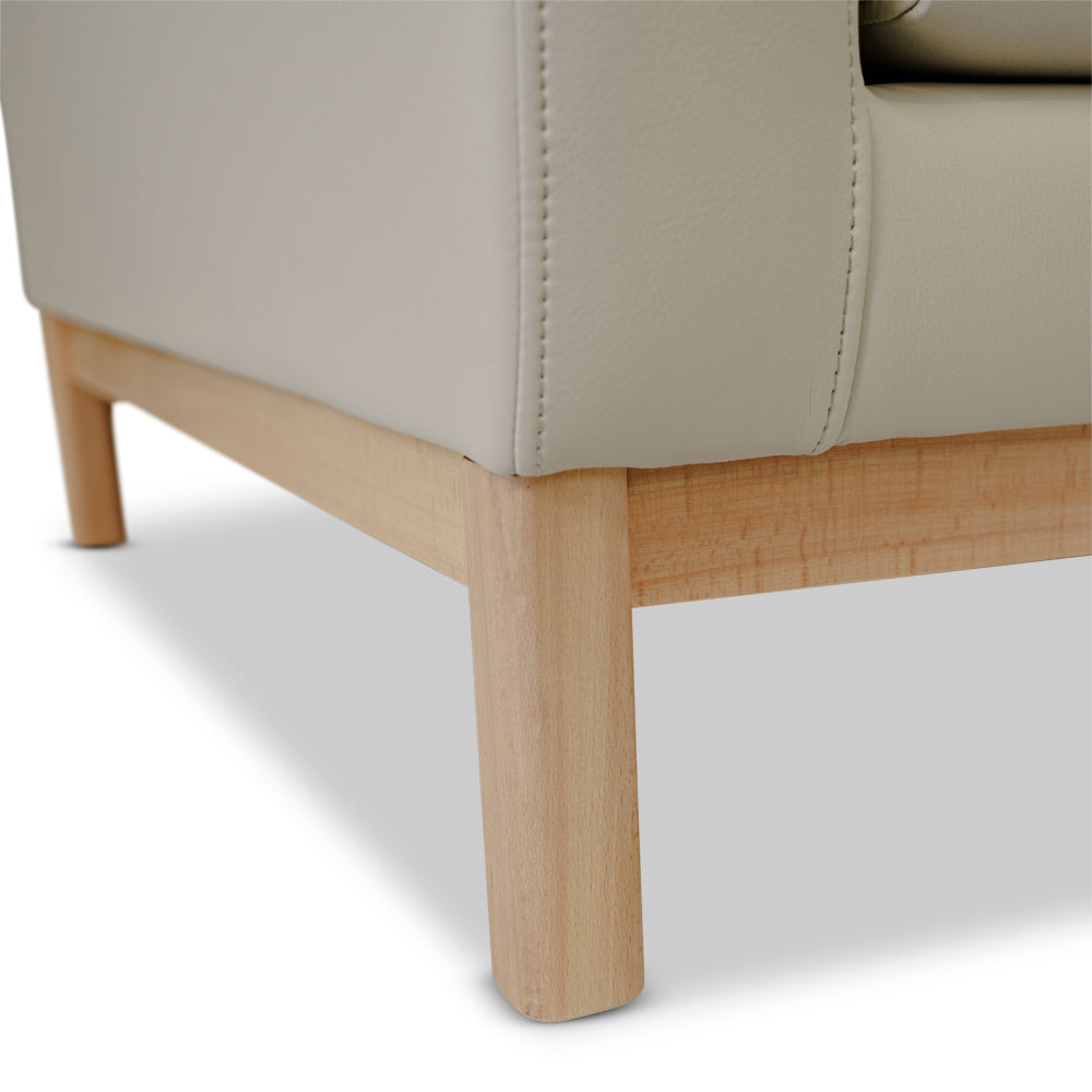 Marlowe Vegan Leather Left Side Facing Chaise Lounge