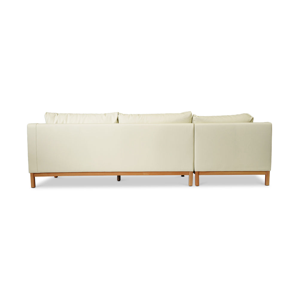 Marlowe Leather Left Side Facing Chaise Lounge