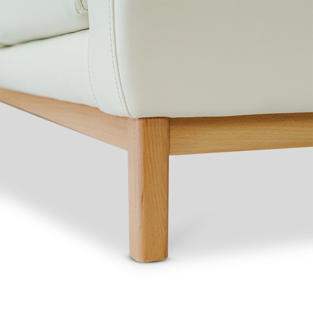 Marlowe Leather Left Side Facing Chaise Lounge