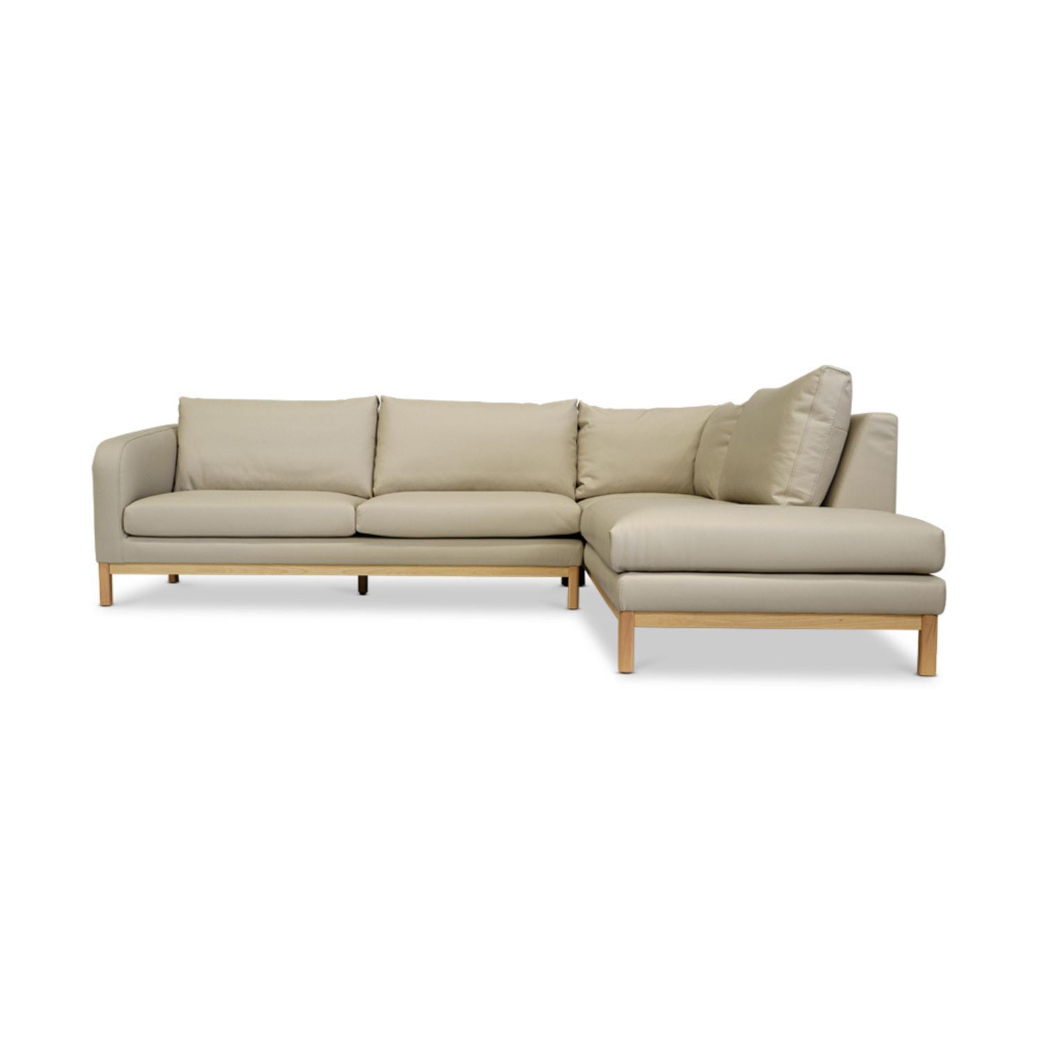 Marlowe Vegan Leather Right Side Facing Chaise Lounge