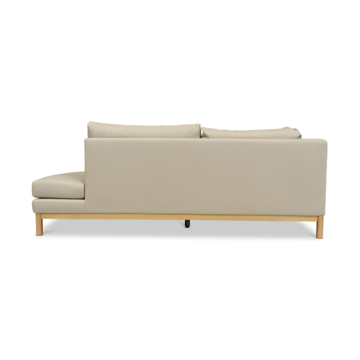 Marlowe Vegan Leather Right Side Facing Chaise Lounge