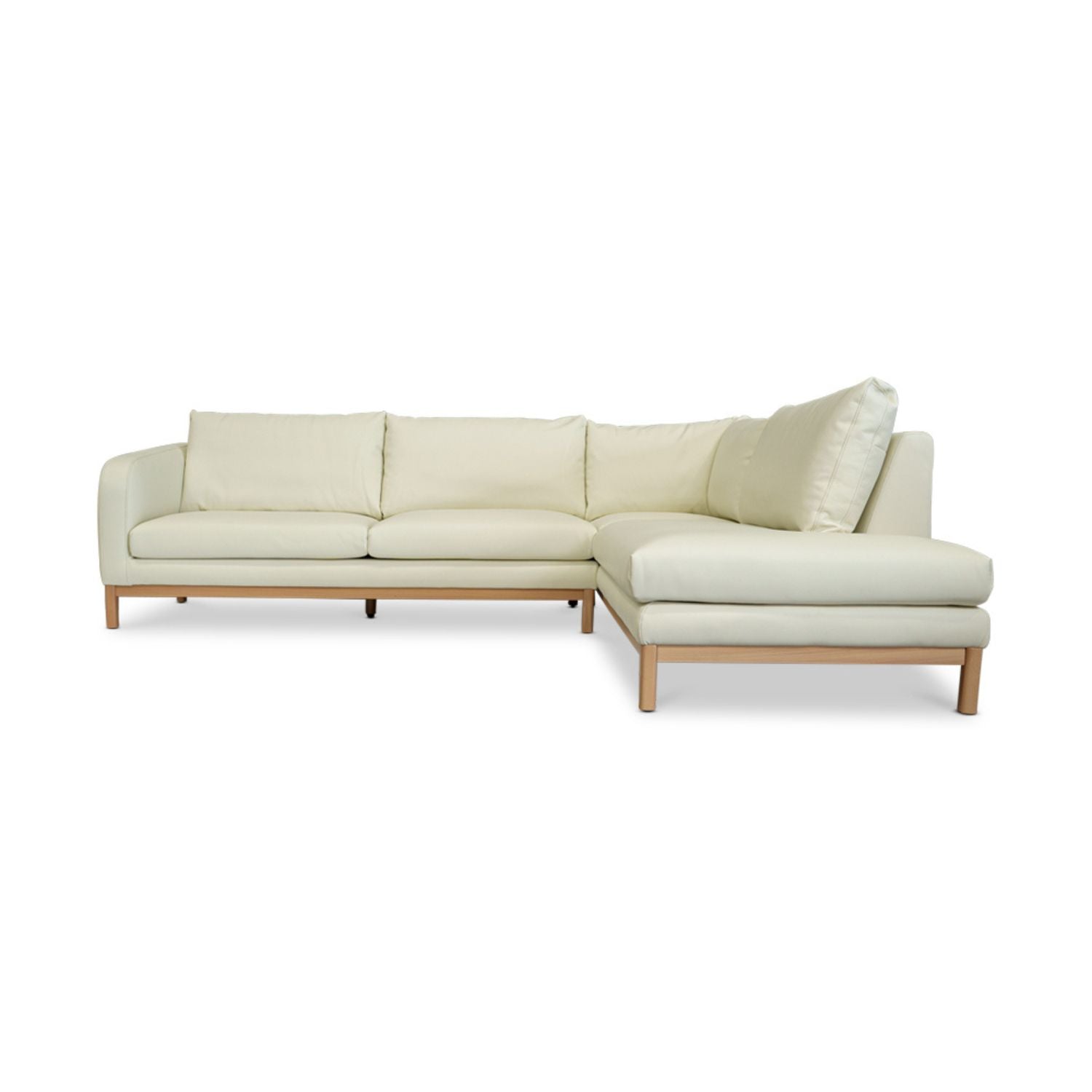 Marlowe Leather Right Side Facing Chaise Lounge