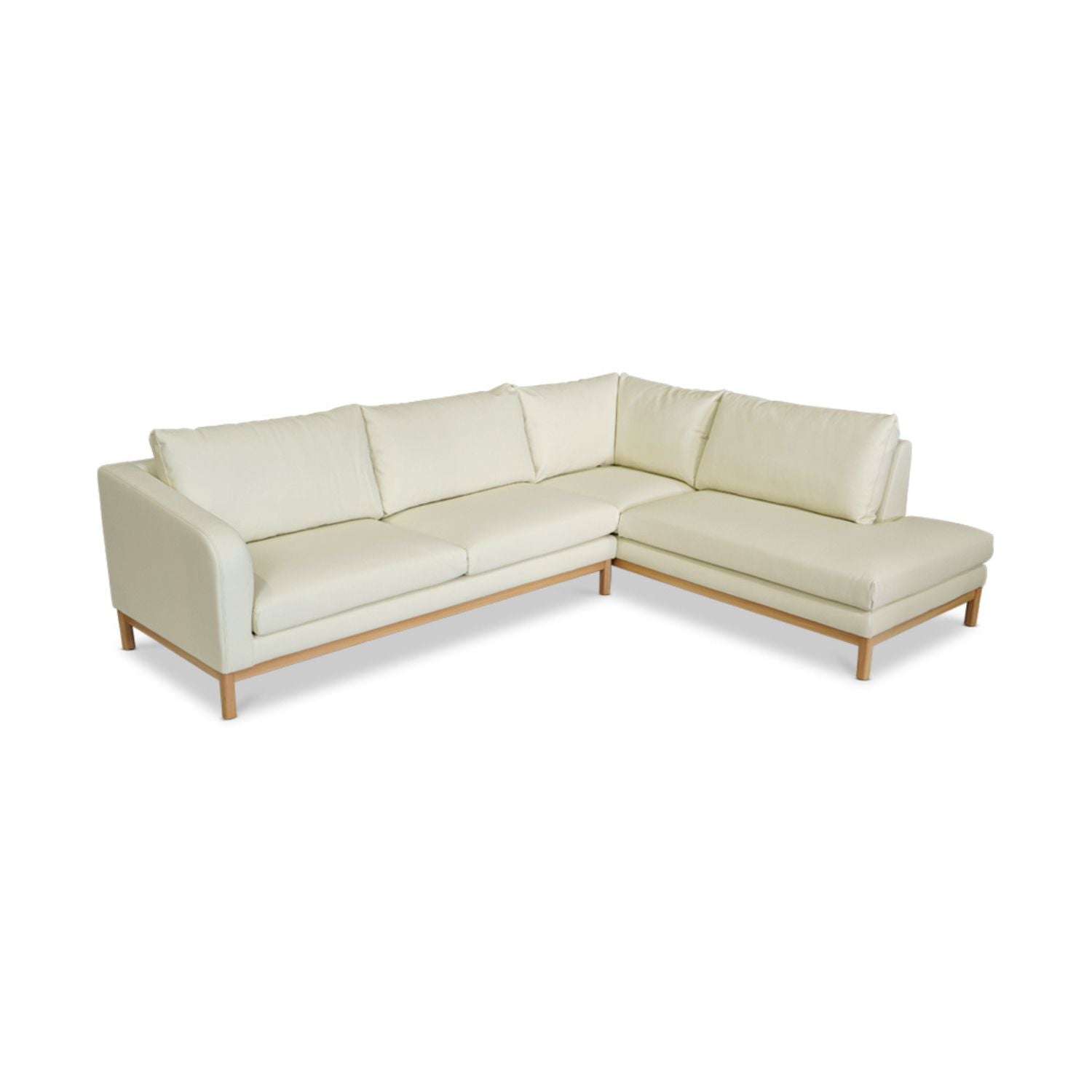 Marlowe Vegan Leather Right Side Facing Chaise Lounge