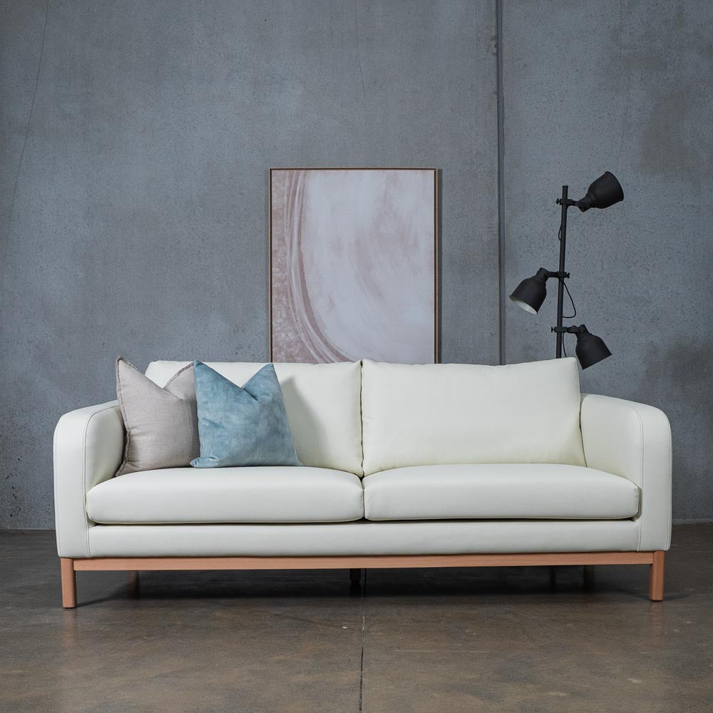 Marlowe Vegan Leather 3 Seat Sofa