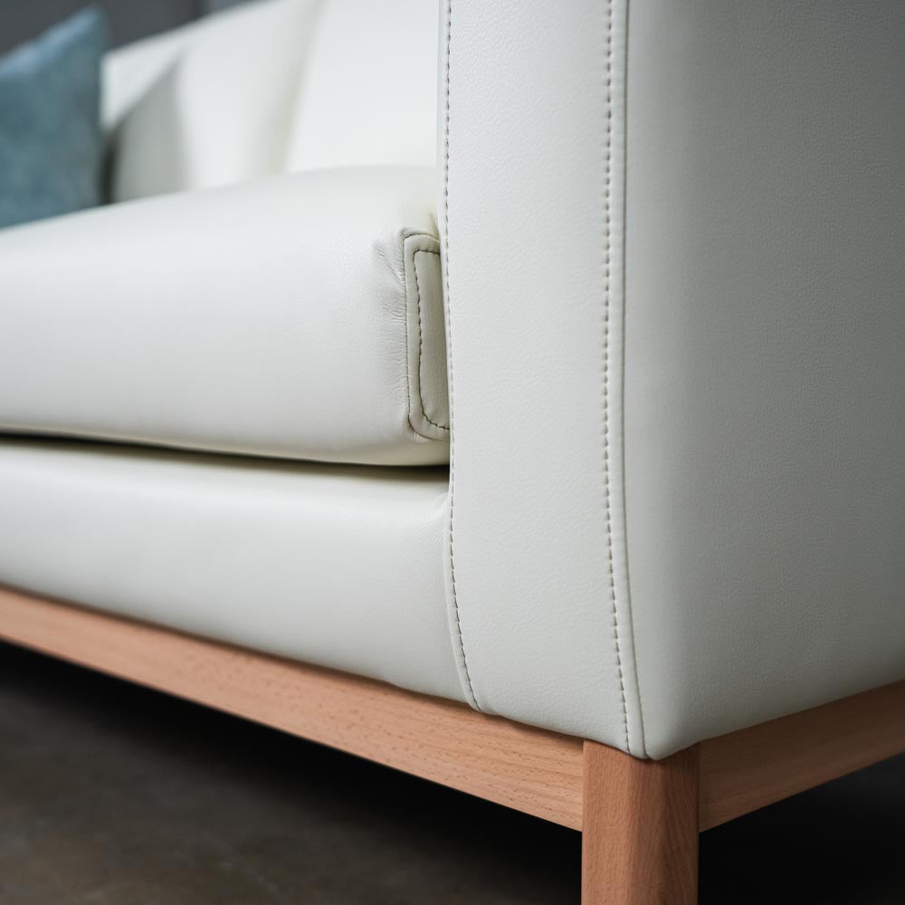 Marlowe Vegan Leather 3 Seat Sofa