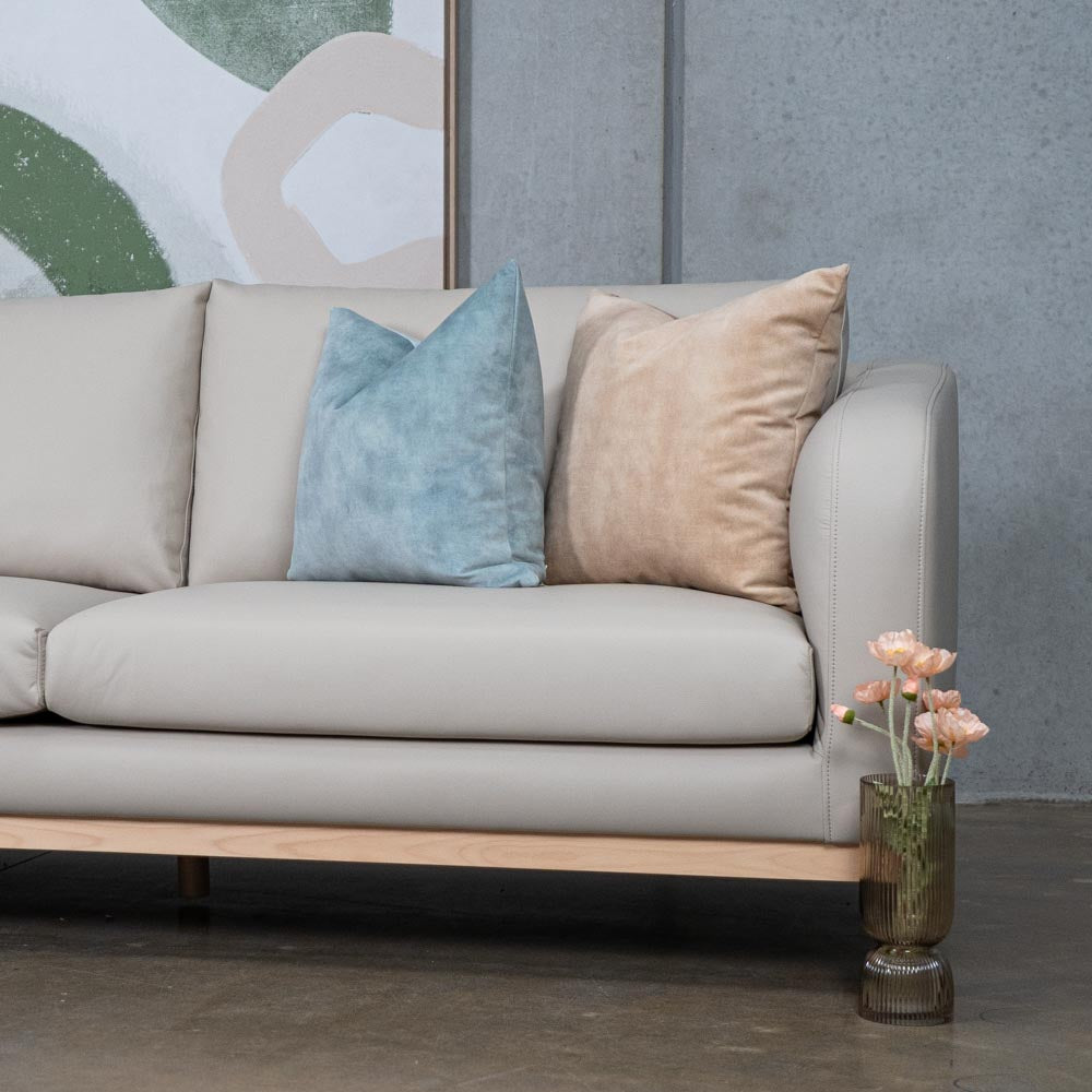 Marlowe Vegan Leather Right Side Facing Chaise Lounge