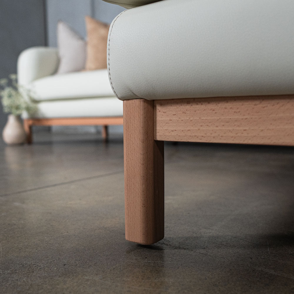 Marlowe Vegan Leather Right Side Facing Chaise Lounge