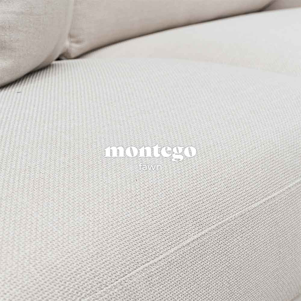 Bella Fabric 3 Seat Sofa