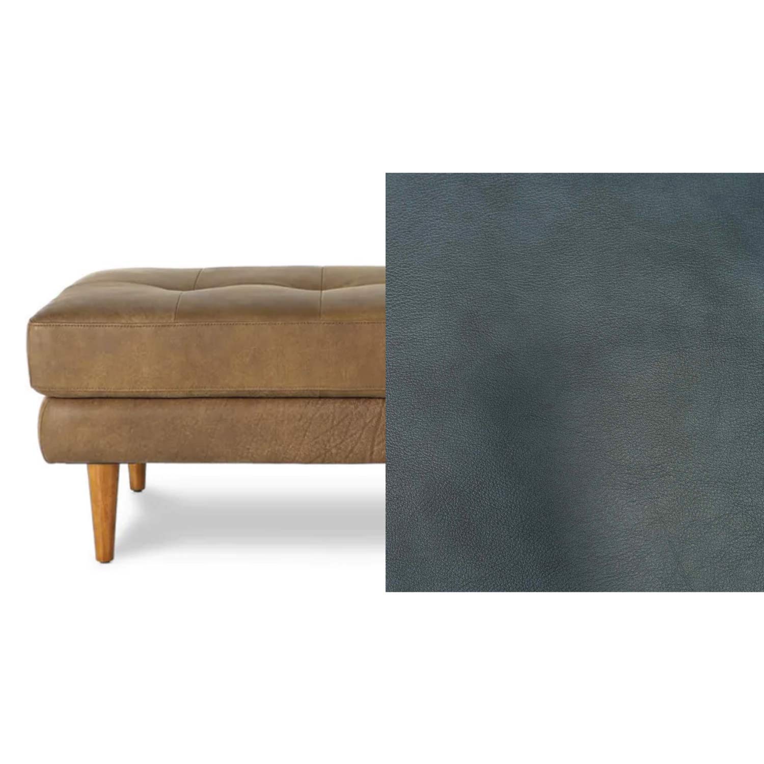 Classic Leather Ottoman