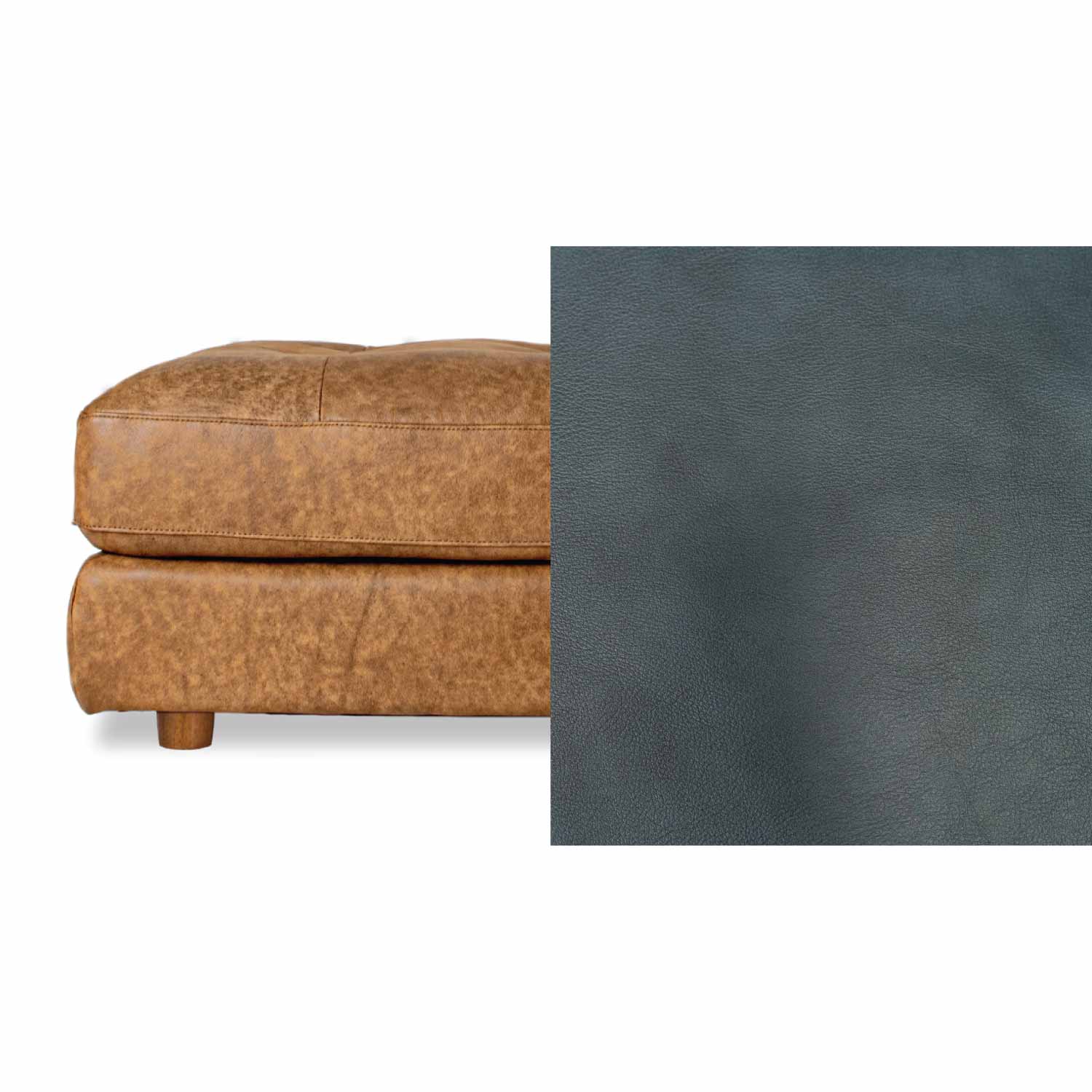 Harmony Leather Ottoman