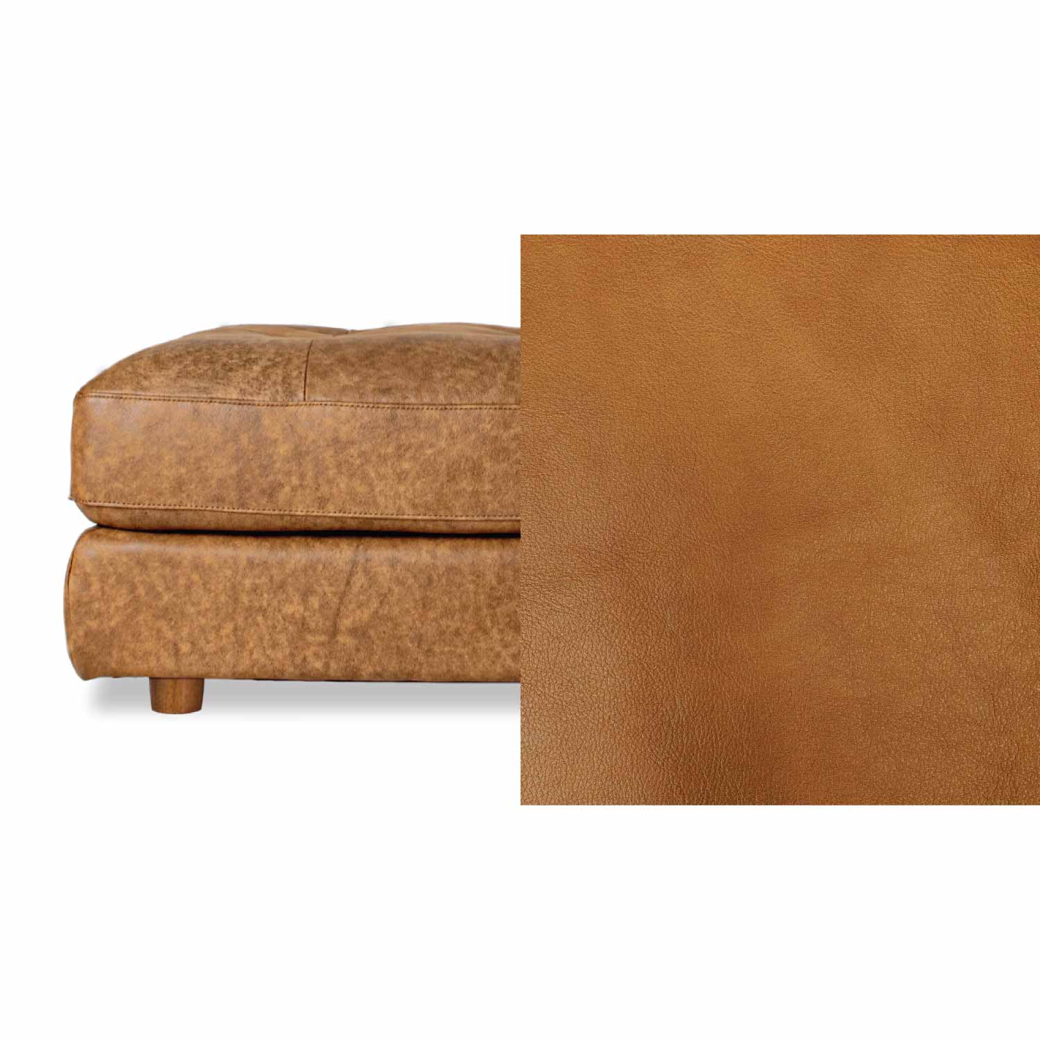 Harmony Leather Ottoman