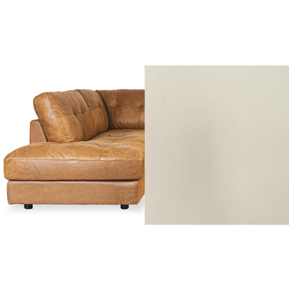 Harmony Leather Left Side Facing Chaise Lounge