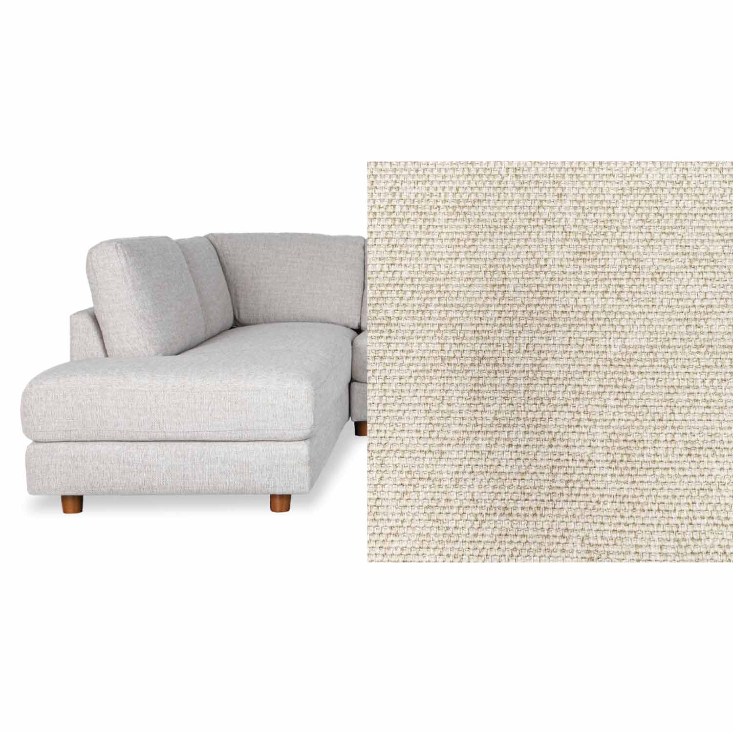 Haven Fabric Right Side Facing Chaise Lounge