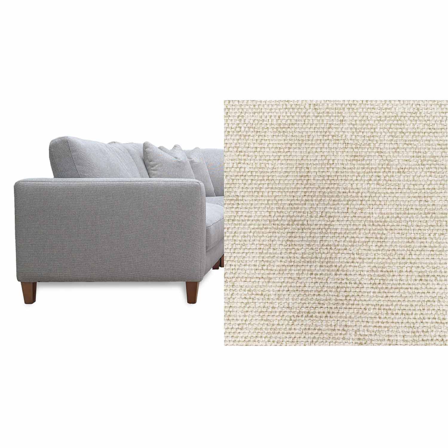 Chelsea Petite 2.5 Seat + 1.5 Armless + Large Corner + Chaise RSF