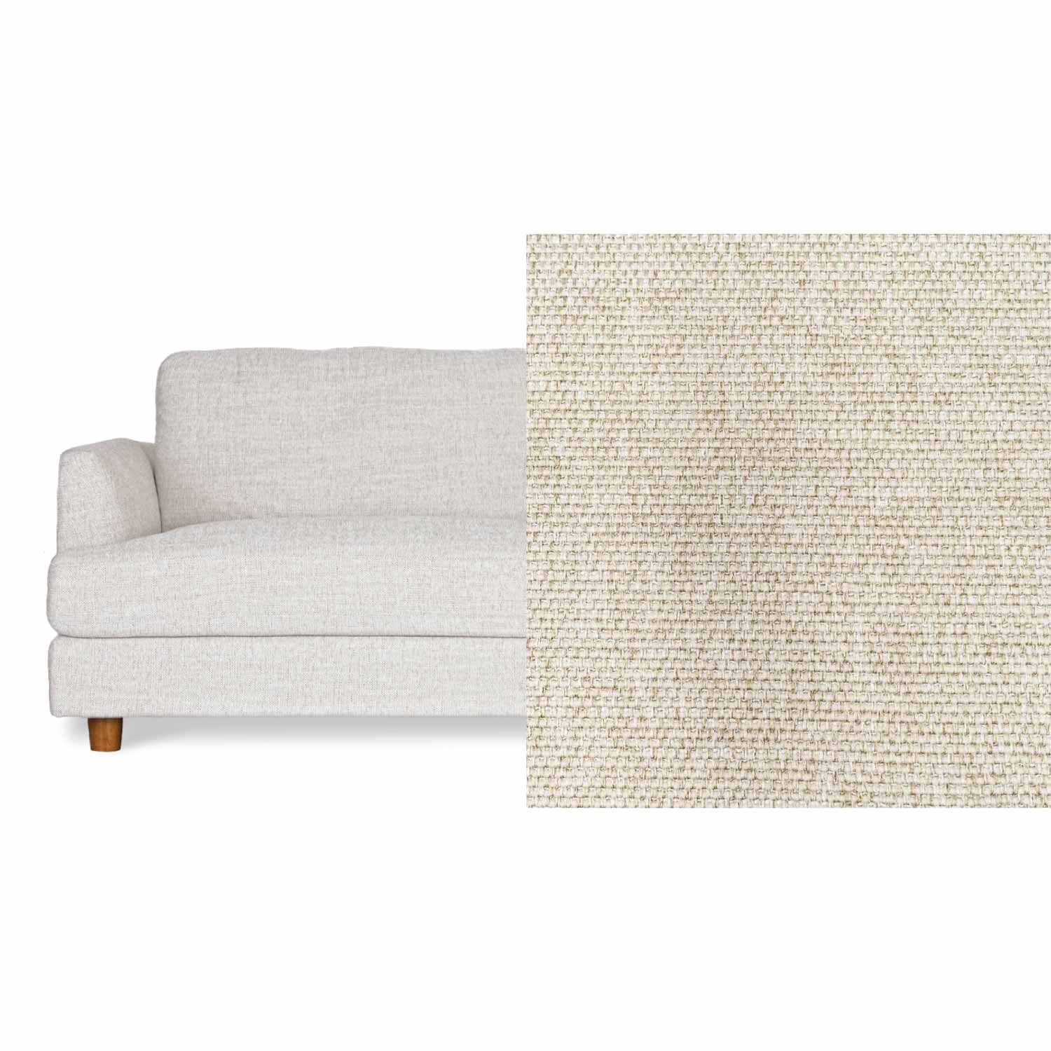 Haven Fabric 3 Seat Sofa