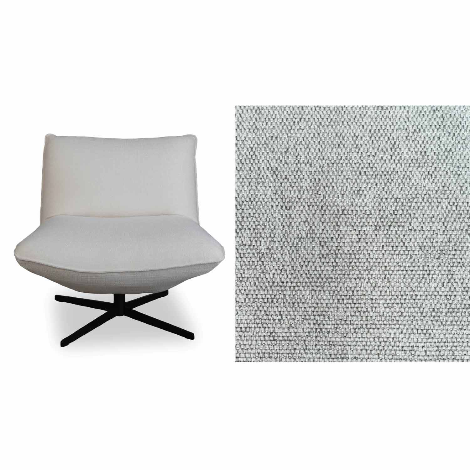 Global Fabric Swivel Chair