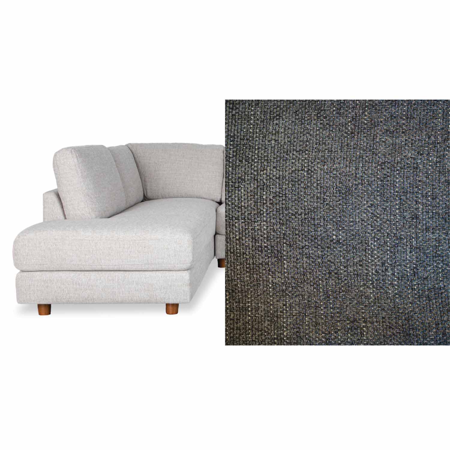 Haven Fabric Right Side Facing Chaise Lounge