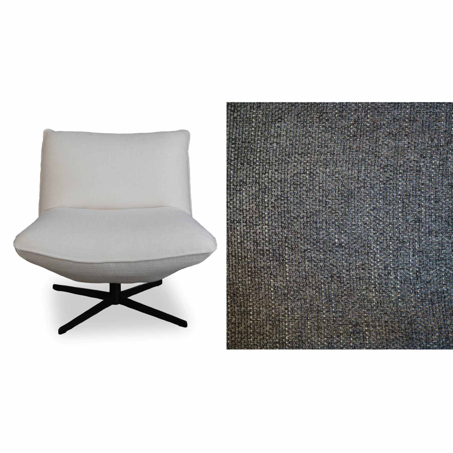 Global Fabric Swivel Chair