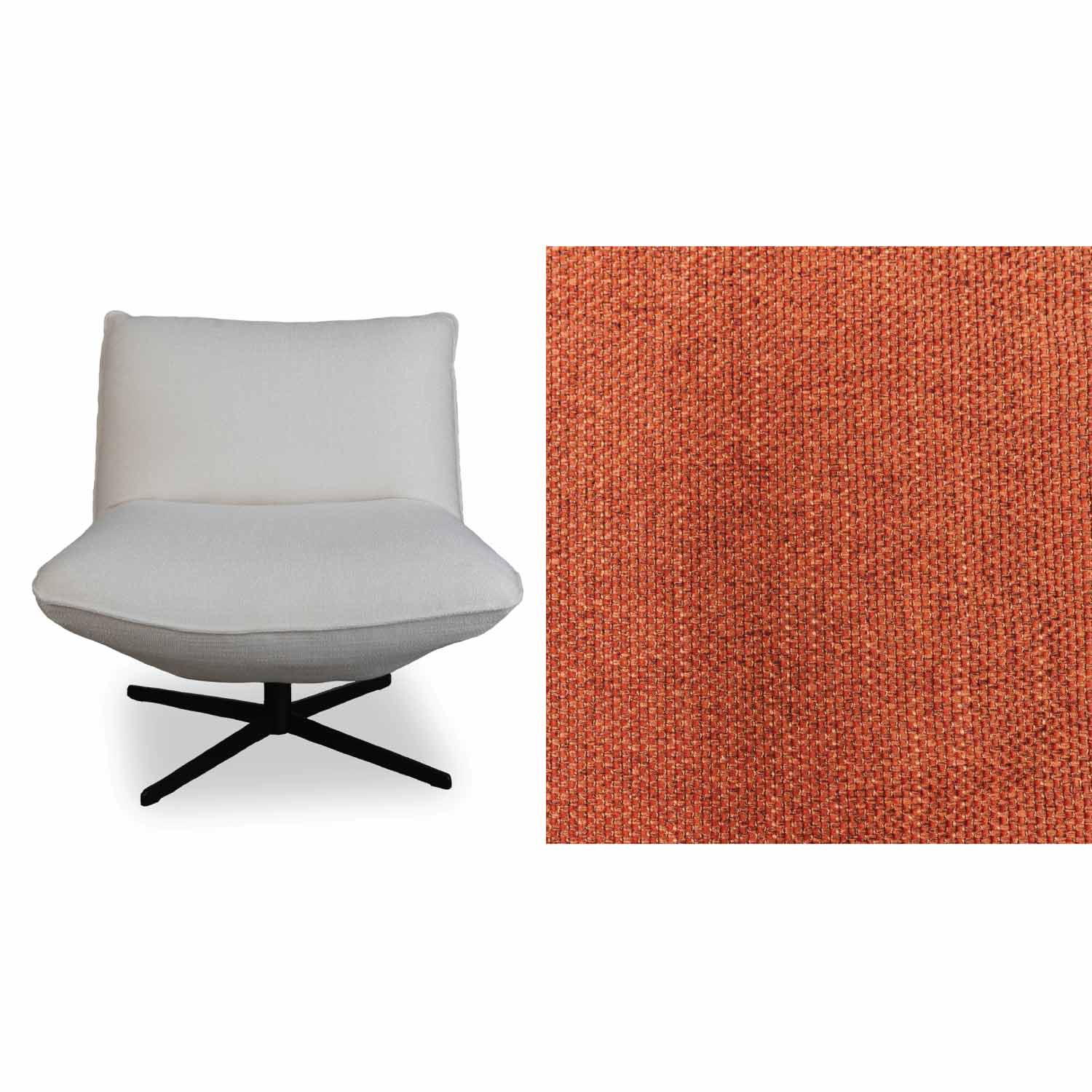 Global Fabric Swivel Chair