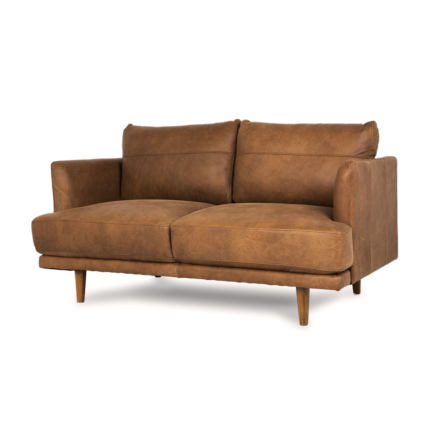 Ruby Leather 2 Seat Sofa