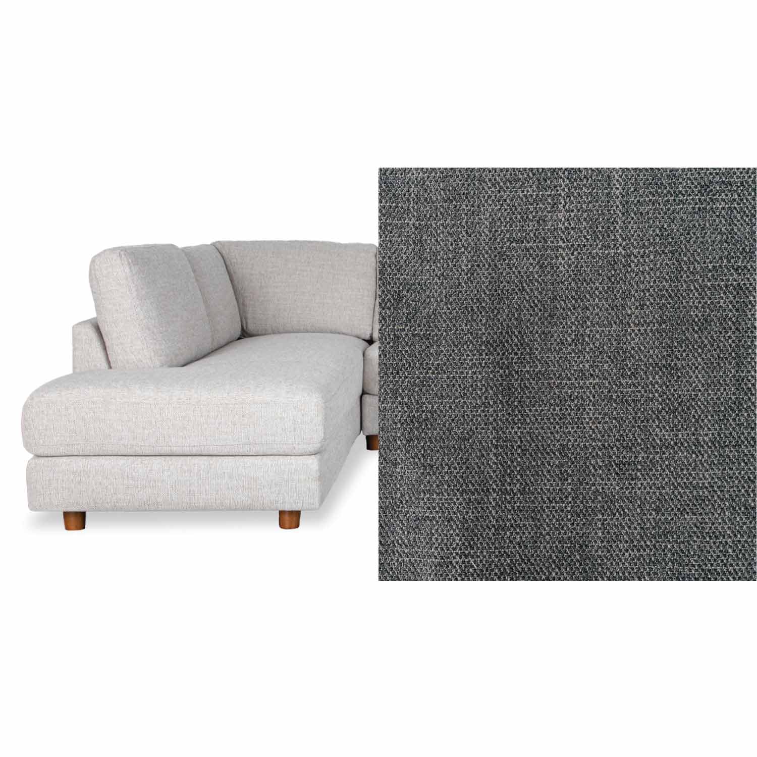 Haven Fabric Left Side Facing Chaise Lounge