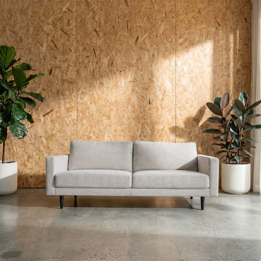 Salerno Fabric 3 Seat in Sienna Natural | The Drop