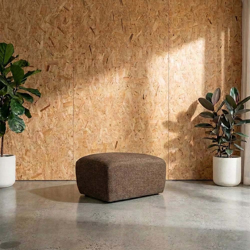 Saxon Fabric Ottoman