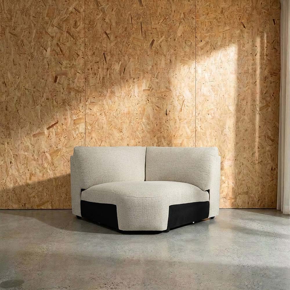 Saxon Fabric Wedge Corner