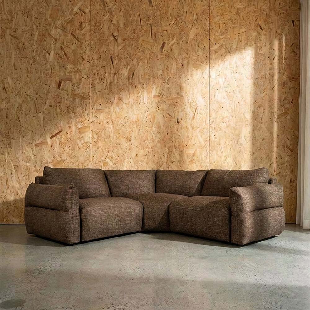 Saxon Fabric 1.5 Seat LAF + Wedge Corner + 1.5 Seat RAF