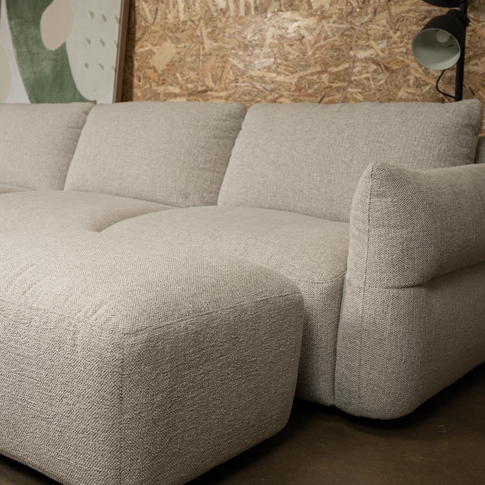 Saxon Fabric Ottoman