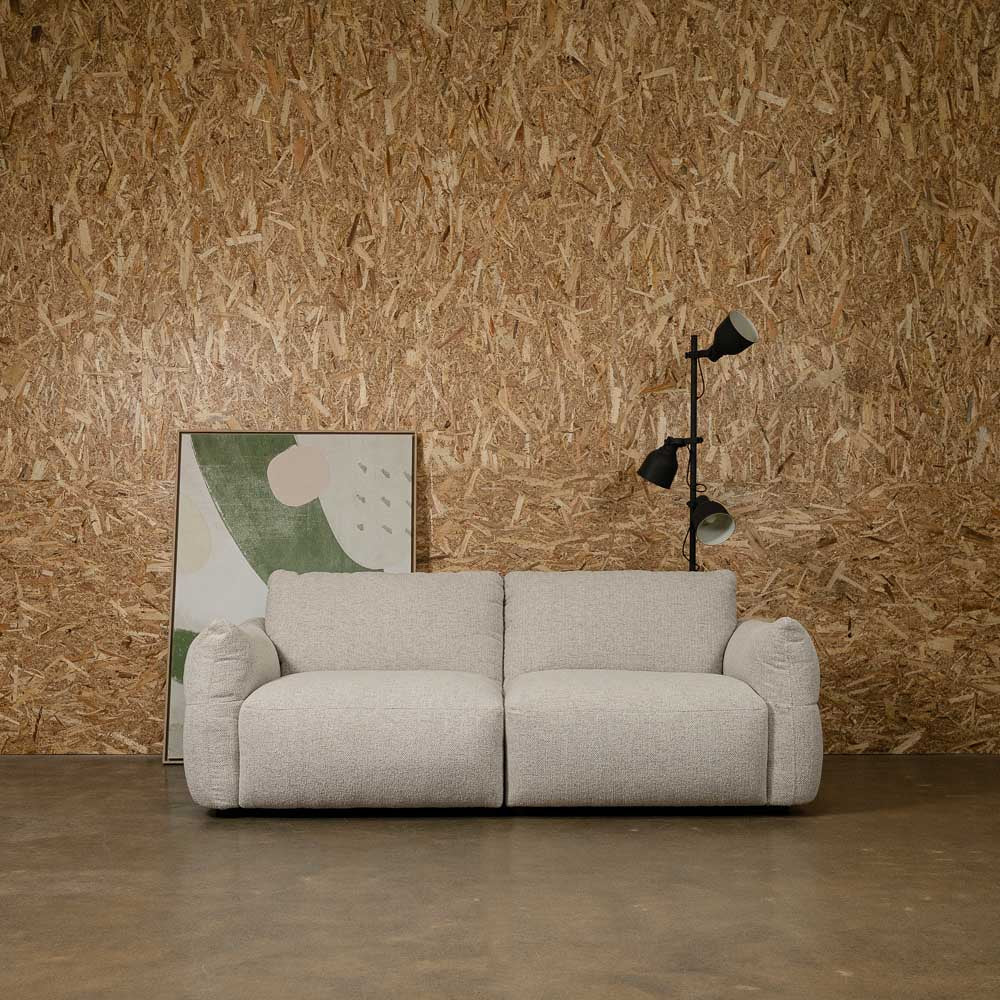 Saxon Fabric 3 Seat Sofa