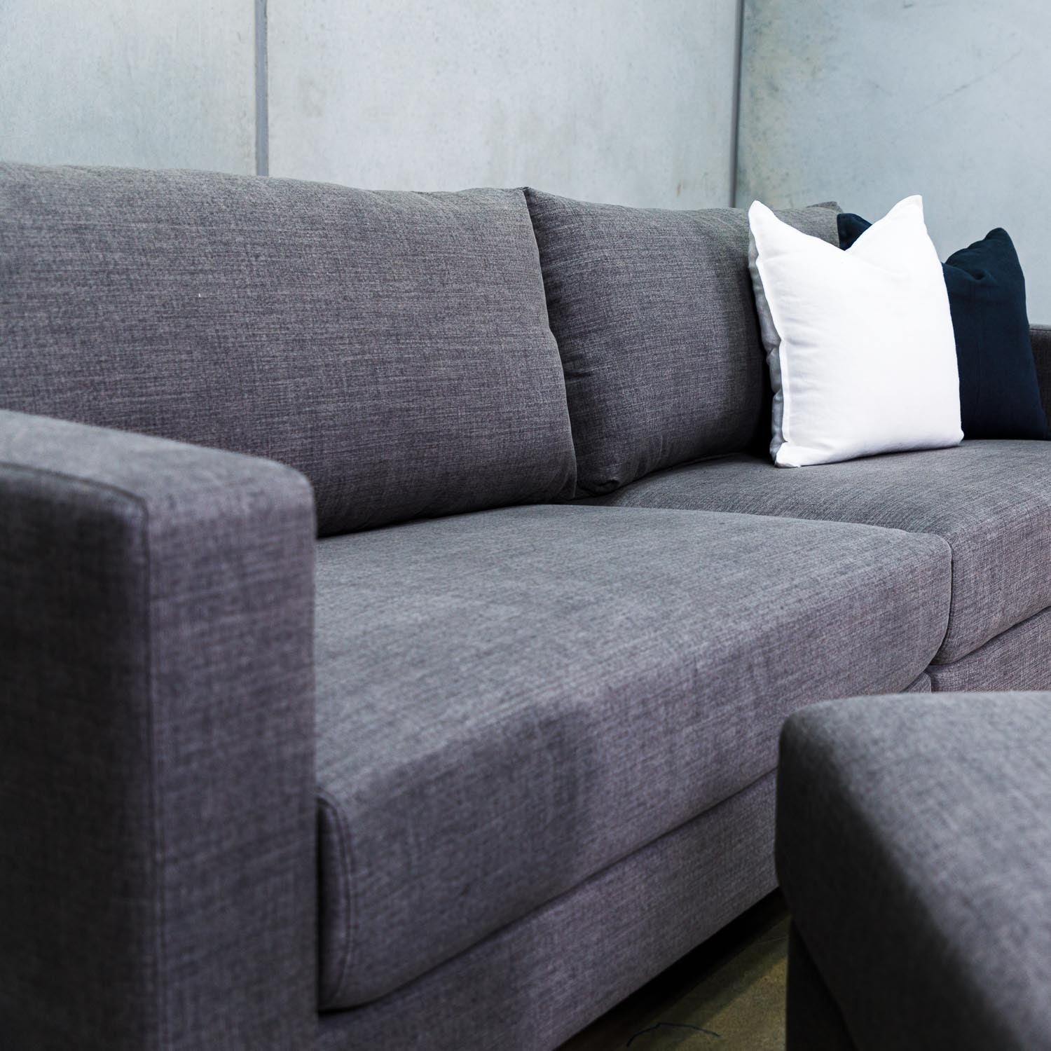 Sorrento Fabric 4 Seat Sofa in Fleur Bark
