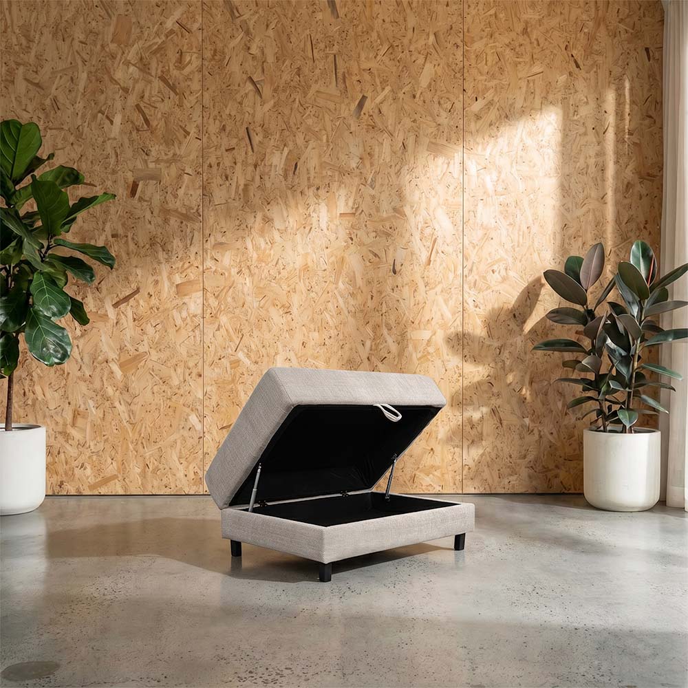 Storage Fabric Ottoman