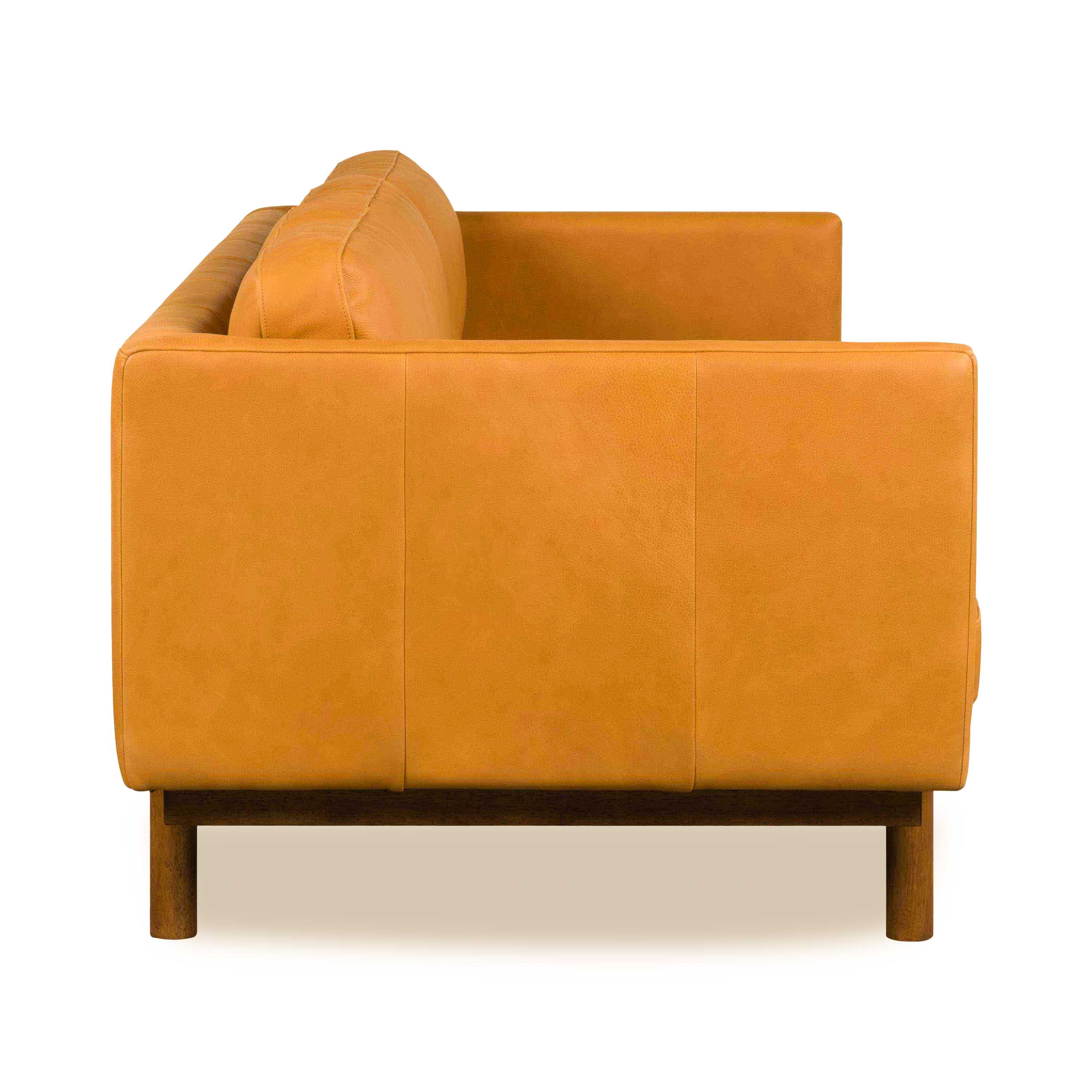 Strada Leather 3 Seat Sofa