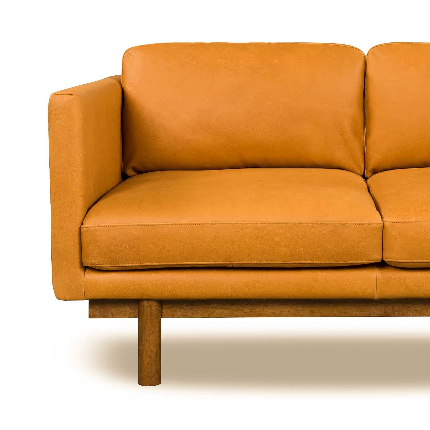 Strada Leather 3 Seat Sofa