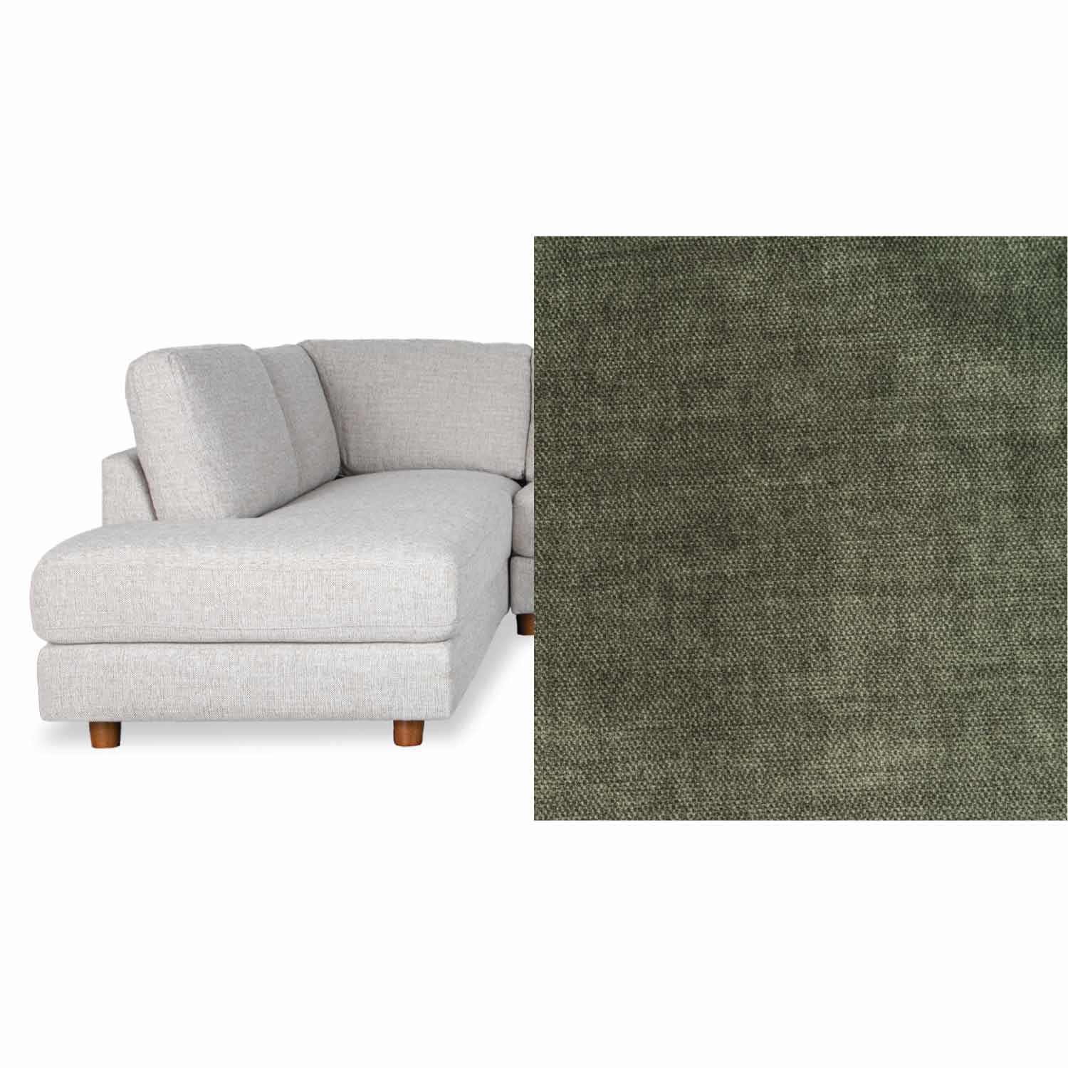 Haven Fabric Left Side Facing Chaise Lounge