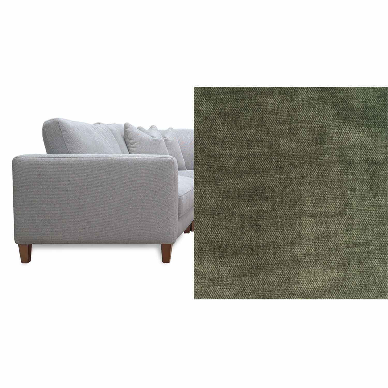 Chelsea Petite 2.5 Seat + 1.5 Armless + Large Corner + Chaise RSF