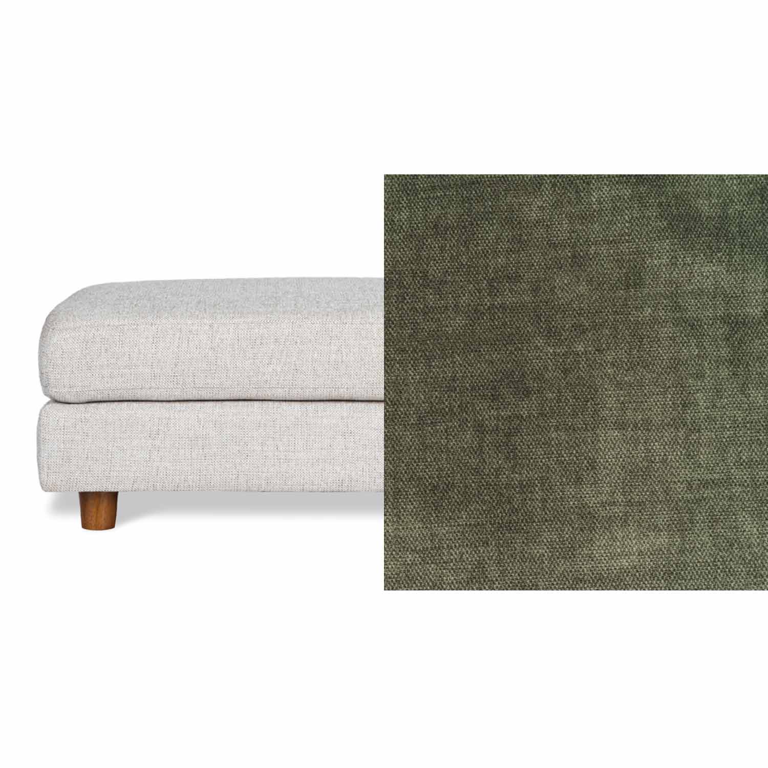 Haven Fabric Ottoman