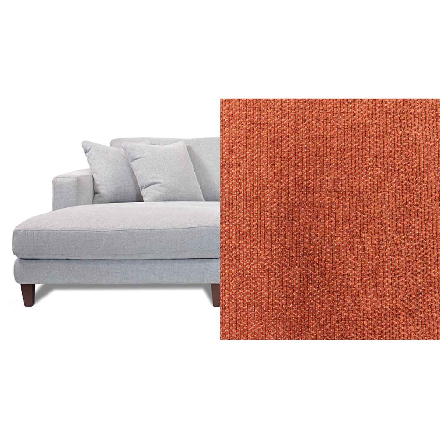 Chelsea Petite 2.5 Seat + 1.5 Armless + Chaise RSF