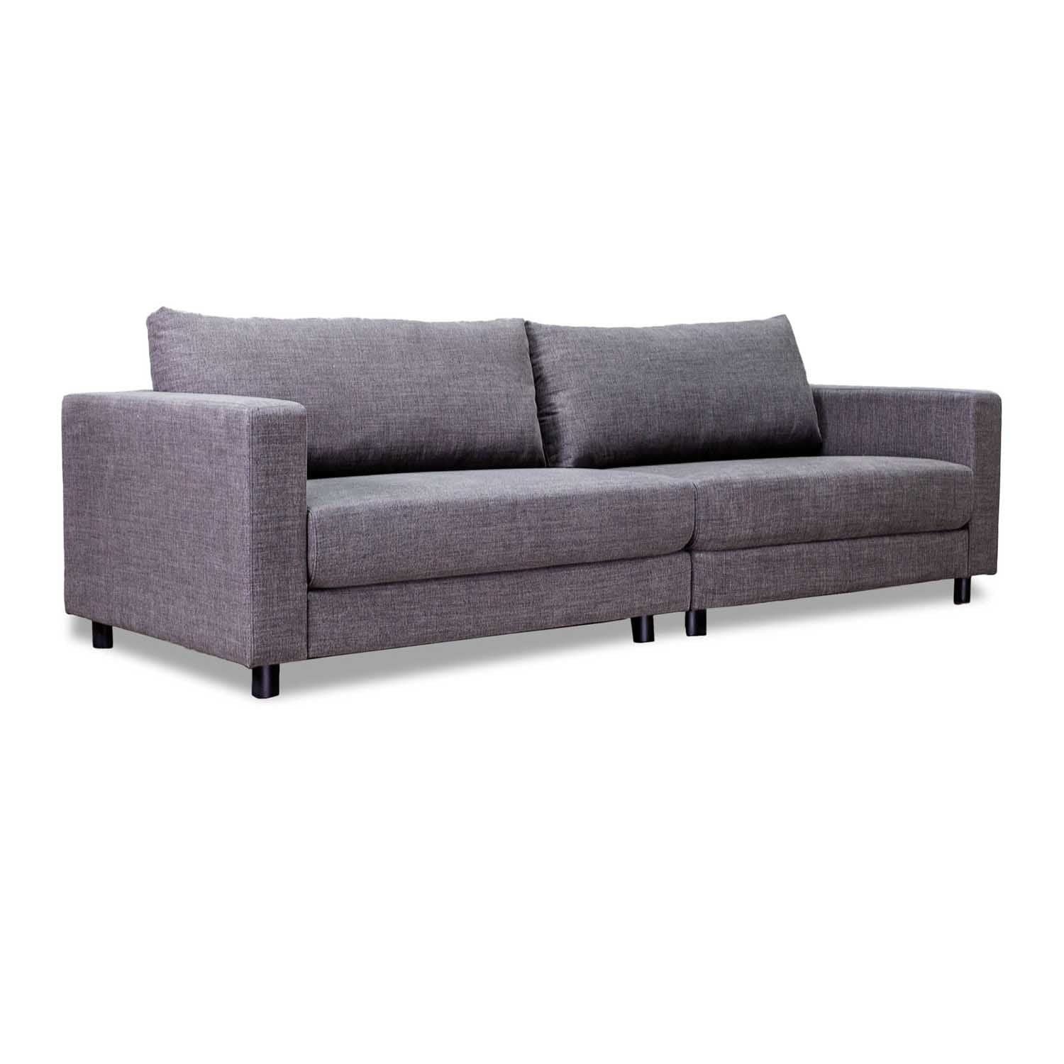 Sorrento Fabric 4 Seat Sofa in Fleur Bark