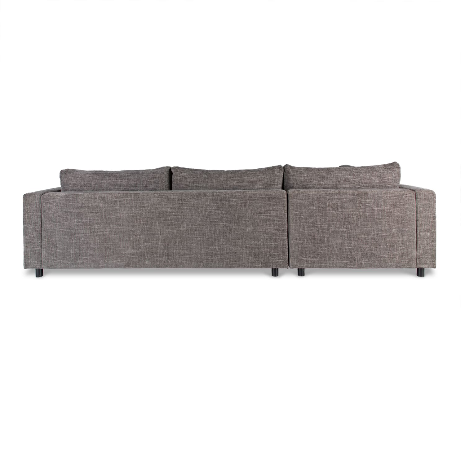 Alex Fabric Left Side Facing Chaise Lounge in Hastings Bark Online Warehouse Sale