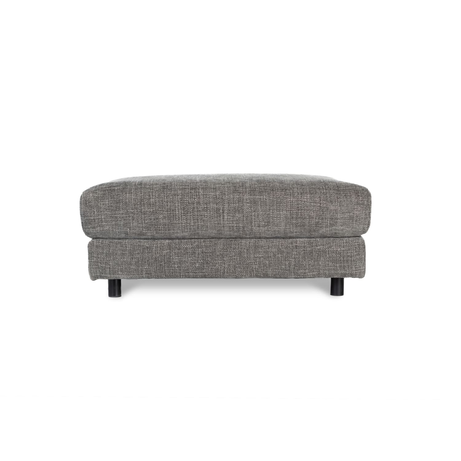 Alex Fabric Ottoman in Hastings Bark Online Warehouse Sale